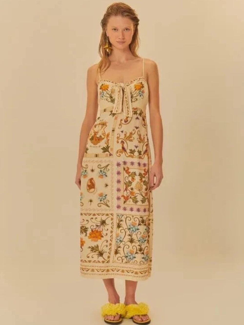 NWT FARM RIO DRESS WITH TAGS SIZE MEDIUM PK5753 5/4 CRJ